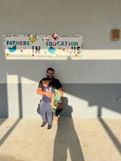 father and student