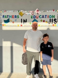father and student